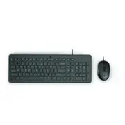 HP 240J7AA 150 Keyboard & Mouse Combo Wired - 12 Shortcut Keys - USB Mouse with 1600 DPI [240J7AA]