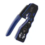 Crimping Plier Network Crimper Stripper Cutter Tool Kit RJ45 Cat7 Cat6 Cat5e