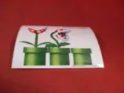 Flower Power Piranha Plant Super Mario Bro Nintendo 2015 Enterplay Card Sticker