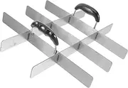 Veemoon Stainless Steel Cake Divider Precision Slicing Tool for Tiramisu Rice Pastry Easy to Clean Baking Accessory for Home Kitchen Hygienic Design