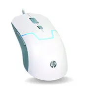 HP M100S Wired USB Gaming Mouse, Optical, RGB, Ergonomic, DPI up to 3200, White
