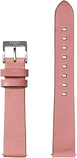 [NIXON] Pineapple BA001-687-00 Vegan Pineapple Leather Watch Band with Stainless Steel Clasp and Loop, Powder Pink, 16mm, Strap