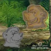 Jungle Book Baloo Cookie Cutter and Embosser - 7.8cnm x 7.8cm