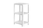 Vigar Klar Home Rectangular 3 Tier Shelves Storage Organisation Unit Grey
