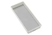 Madesmart Large Bin Non-slip Feet Home Kitchen Organiser 39x17cm White RECT