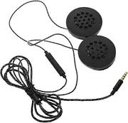 Wired Helmet Headphones Microphone 3.5mm Jack for Motorcycle Outdoor Headset Volume Control
