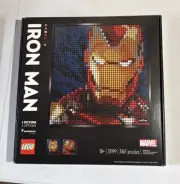 LEGO Art: Marvel Studios Iron Man (31199) Brand New Factory Sealed Retired Set