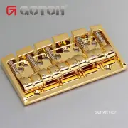 NEW Gotoh 404BO-5 5-String Bass Bridge MULTI TONAL Brass Saddles - GOLD
