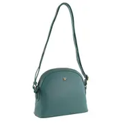 Pierre Cardin Women's Leather Sleek Shoulder Crossbody Bag 24cm Moss
