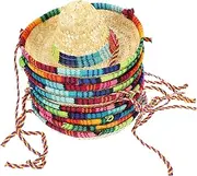 ERINGOGO 10pcs Mini Mexican Party Hats for Pets Cute Costume Accessories for Dogs and Cats for Birthdays and Celebrations Fun Party Decorations