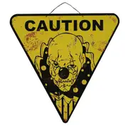 Killer Clown Sign Metal Halloween