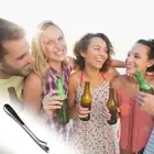 Opening Tool Shark Mouth Rubber Handle Beer Bottle Opener Non-slip Portable