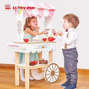 英國LE TOY VAN過家家玩具冰淇淋甜品鋪仿真木質套裝女孩生日禮物