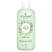 ATTITUDE, Super Leaves Science, Bubble Wash, Olive Leaves, 16 fl oz (473 ml)
