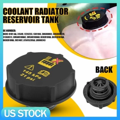 Engine Coolant Radiator Reservoir Tank Overflow Cap For Lincoln MKC 2015-2019 (for: Volvo)