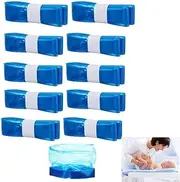 10-Pack Nappy Bin Refill Bags,4.5m Odour-Proof Nappy Bin Refill Cassettes Liner Film