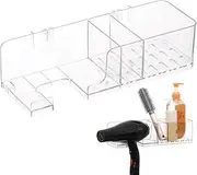 Hair Dryer Holder Wall Mounted - Space-Saving Blow Dryer Storage Stand - Hair Care Styling Tools Holder Rack, Hair Dryer Storage Organizer Hanger for Combs, Scissors