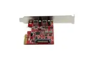 StarTech.com PEXUSB312C3 PCIe USB 3.1 Card - 2x USB C 3.1 Gen 2 10Gbps - PCIe