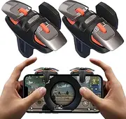 Doukesh Mobile Controller, 4 Triggers Phone Game Joystick, L1R1 Auslöser, Mobile Game Trigger, Compatible with iPhone, Android iOS