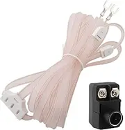 Kaunosta FM Dipole Antenna 300 Ohm T Shape FM Antenna + 300 Ohm to 75 Ohm Adapter Transformer (Push-On F Type Balun) Kit for Yamaha Sony Sharp JVC Denon Marantz Radio Stereo Tuner Receiver