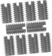 10 Pack Stainless Steel Thread Repair Inserts Cylindrical Nut Inserts for Lamp and Equipment Repair Hardware Kit