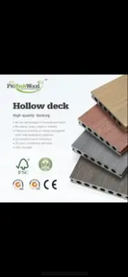 Composite Decking Boards 25 YRs Warrant Low maintenance
