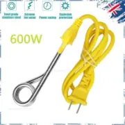 Mini Water Boiler Travel Heater Element Electric Hot Water Coffee Immersion 600W