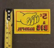 Original BIG HANDFUL 5 CENT Sticker vending label Bulk Vending Oak Eagle (244A)