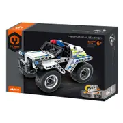 199pc iM.Master Pull Back Police Car Building Blocks Kids Assemble Toy Set 6y+