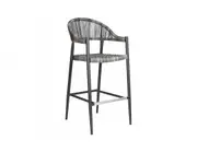 Parakeet Aluminium and Rattan Outdoor Patio Bar Chair