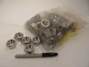 ws MS22 2.5 316 stainless steel FINISH HEX NUT 10 Pieces