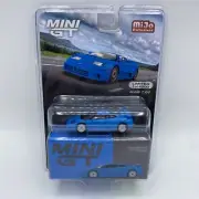 Mini GT Bugatti EB110 GT Blu Bugatti Blue 1/64 Diecast Model Car MGT00644
