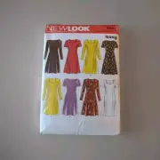NEW LOOK 6567 MISSES' DRESSES with Neck variations Sewing pattern Sizes 6 - 16