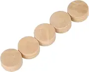 TOGEVAL 5Pcs Trombone Water Key Cork Pads Replacement for Trumpet Trombone Durable Natural Cork Material Excellent Repair Parts for Musical Instruments