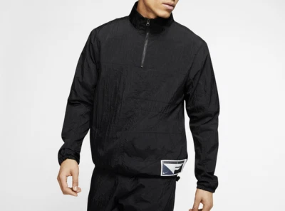 BRAND NEW Nike Flight Half Zip Basketball Men's Jacket CN8508-014 Size XS