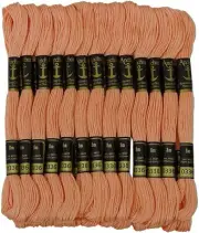 Anchor Stranded Cotton Thread for Cross Stitch/ Embroidery Color- Peach 336