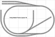 Bachmann E-Z Track Train Layout #018 Train Set HO Scale 4' X 6' Wire Switches