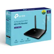 TP-Link Archer MR202 AC750 Wireless Dual Band 4G LTE Router 574Mbps @2.4GHz + 2402Mbps @5GHz + 2402Mbps @6GHz. 2x External SMA-F Antenna IntF Archer MR202