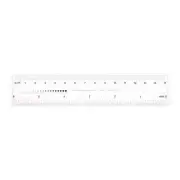 Film Ruler 6 Inch 1mm Scale PET Covered Flexible Straight Ruler