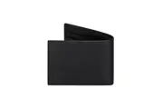 Geoffrey Beene Leather Men's Bi-Fold RFID Travel Wallet w/ Coin Pouch Black