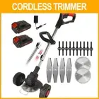 2500W Cordless Grass Trimmer Electric String Lawn Cutter Brush Mower Whipper