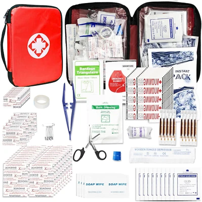 Travel-First Aid-Kit Car-Home 300PCS Survival-Kit Outdoor-Adventure - Small Port