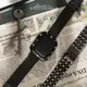 【AllTime】極奢設計款｜純黑水鬼殼×不鏽鋼Apple watch錶帶套組 44 / 45mm