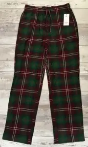 Goodfellow & Co. PJ Pajama Pants size M medium - Maroon Plaid/Flannel - NEW