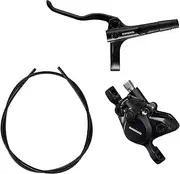 [SHIMANO] Non-Series MTB BR-MT200 / BL-MT200 Bled Brake Lever/Post Mount calliper, Black, Rear Left