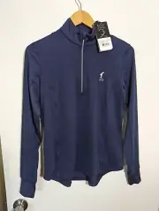 NWT WOMEN'S ZERO RESTRICTION RENAE PULLOVER, SIZE: S, COLOR: STORM (J514)