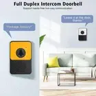 2 Way Talk Doorbell Voice Intercom Doorbell Compact Easy to Install