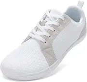 [BXYJDJ] Men's Barefoot Wide Toe Box Walking Shoes Extra Wide Width Running Shoes Breathable Zero Drop Minimalist Shoes Non-Slip Fashion Sneakers