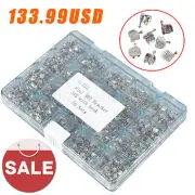 1000pcs Dental Metal Orthodontics Brackets Brace MINI MBT.022 345 Hooks NEW-A1