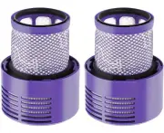 2-Pack Washable Filter for Dyson V10 SV12 Series Vacuum Cleaner , Dyson Replacement Filter Rear filter element accessories